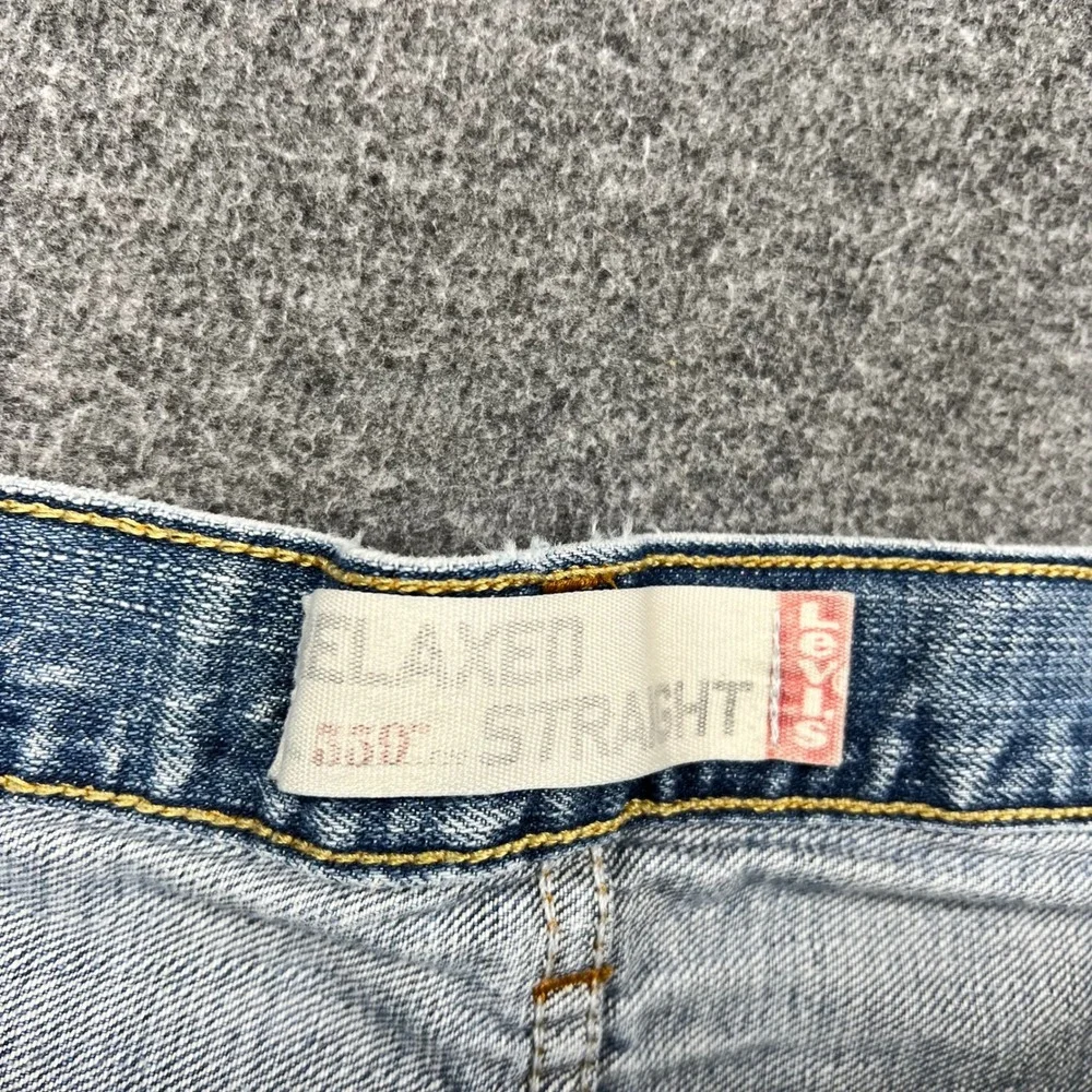 Levi's 559 Relaxed Straight Jeans Mens 36x34 Blue‎ Fits 34x33 Denim 100% Cotton